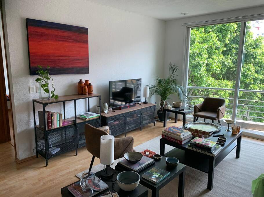 メキシコシティExcelente Departamento En La Condesaアパートメント エクステリア 写真