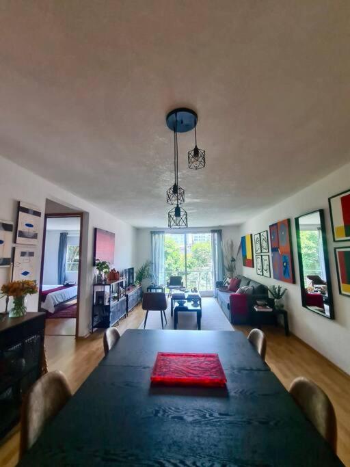 メキシコシティExcelente Departamento En La Condesaアパートメント エクステリア 写真